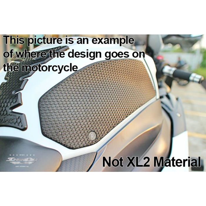 TechSpec SUZUKI GSXR 1000 (2009 - 2016) XL2 Tank Grips: Free Center Tank Protector 6 Included