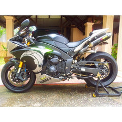TechSpec YAMAHA  R1  (2009 - 14) SnakeSkin Tank Grips: Free Center Tank Protector 6 Included