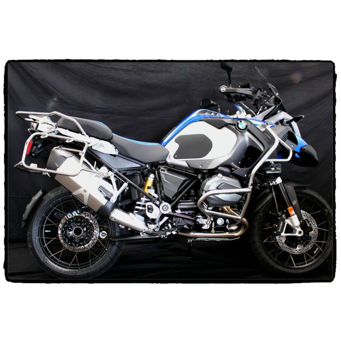 TechSpec BMW R1200/1250 GS Adventure (2014 - 2024) Snake Skin Tank Grips: Free Center Tank Protector 12 Included