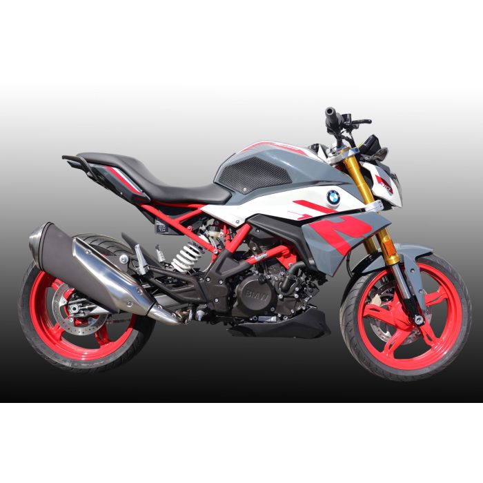 TechSpec BMW G 310 R (2021-CURRENT ) SNAKESKIN TANK GRIPS: Free Center Tank Protector Included