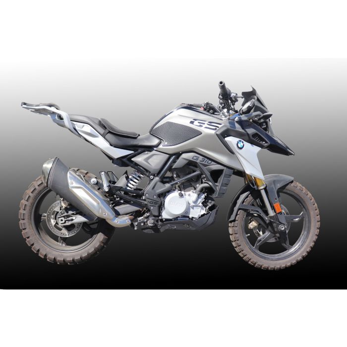 TechSpec BMW G 310 GS (17-CURRENT ) SNAKESKIN TANK GRIPS: Free Center Tank Protector Included