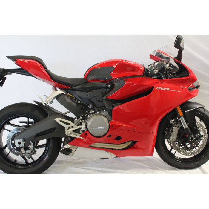 TechSpec DUCATI PANIGALE, 899, 955, 959, V2, (2013-2021) SnakeSkin Tank Grips: Free Center Tank Protector 4 Included