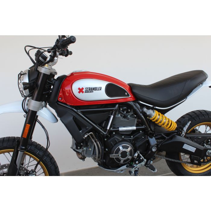 TechSpec DUCATI SCRAMBLER (2015 - CURRENT) XL2 Tank Grips: Free Center Tank Protector Included