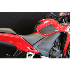 TechSpec HONDA CBR 500R / CB 500F (2013 -2018) Snake Skin Tank Grips: Free Center Tank Protector 6 Included