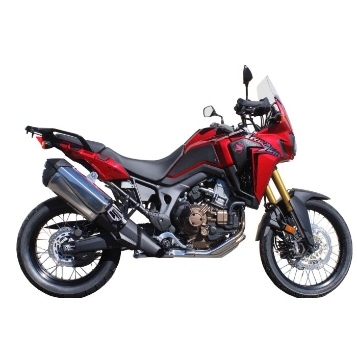 TechSpec Honda Africa Twin (2016-2019) Snake Skin Tank Grips: Free Center Tank Protector Included