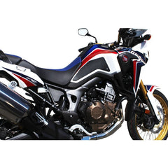 TechSpec Honda Africa Twin (2016-2019) RED, WHITE, AND BLUE DESIGN SnakeSkin Tank Grips: Free Center Tank Protector Included
