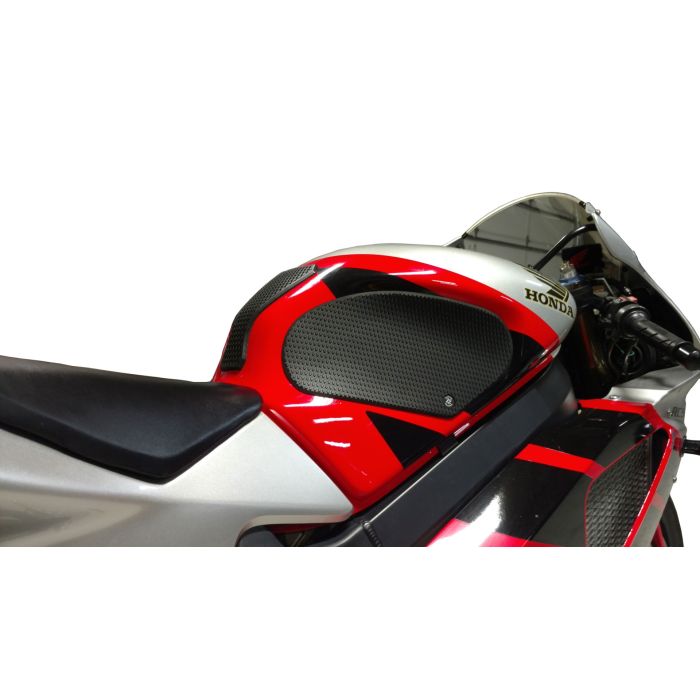 TechSpec HONDA RC51 (2000-2006)  Snake Skin Tank Grips: Free Center Tank Protector 11 Included