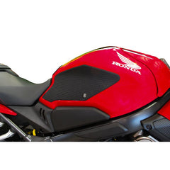 TechSpec HONDA CBR650RR, CB650R TRACK DESIGN (2019-CURR) Snake Skin Tank Grips: Free Center Tank Protector Included