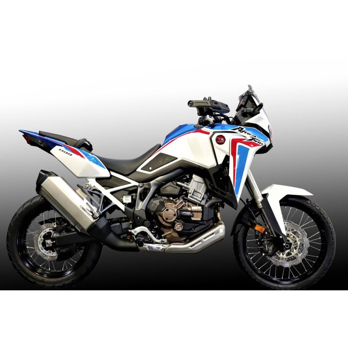 TechSpec Honda Africa Twin (2020-Current) SnakeSkin Tank Grips: Free Center Tank Protector Included
