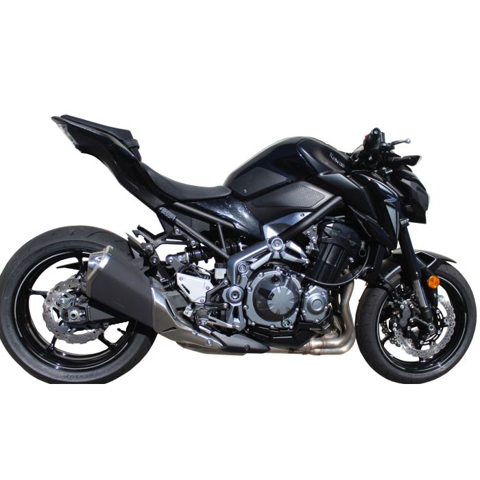 TechSpec KAWASAKI Z900 (2017 - 2024) Snake Skin Tank Grips: Free Center Tank Protector 11 Included