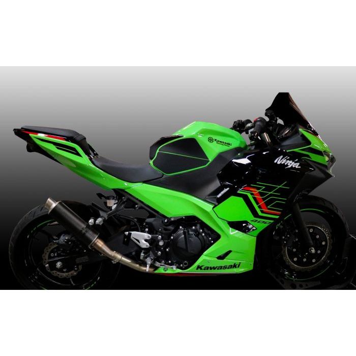 TechSpec Kawasaki Ninja 400, Ninja 500; Z400 - Z500 (2017-Current) GRIPSTER TANK GRIP EXTENSION, EXTENDER & XL2 Tank Grips-Black