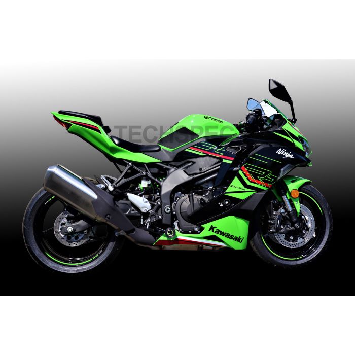 TechSpec TechSpec XL2 Tank Grips – Kawasaki Ninja ZX-4RR (2023–Current) + Free Center Tank Protector