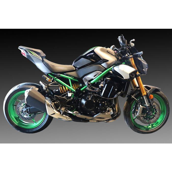 TechSpec KAWASAKI Z900 (2025-Current) Snake Skin Tank Grips: Center Tank Protector 11 Included
