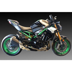 TechSpec KAWASAKI Z900 (2025-Current) Snake Skin Tank Grips: Center Tank Protector 11 Included