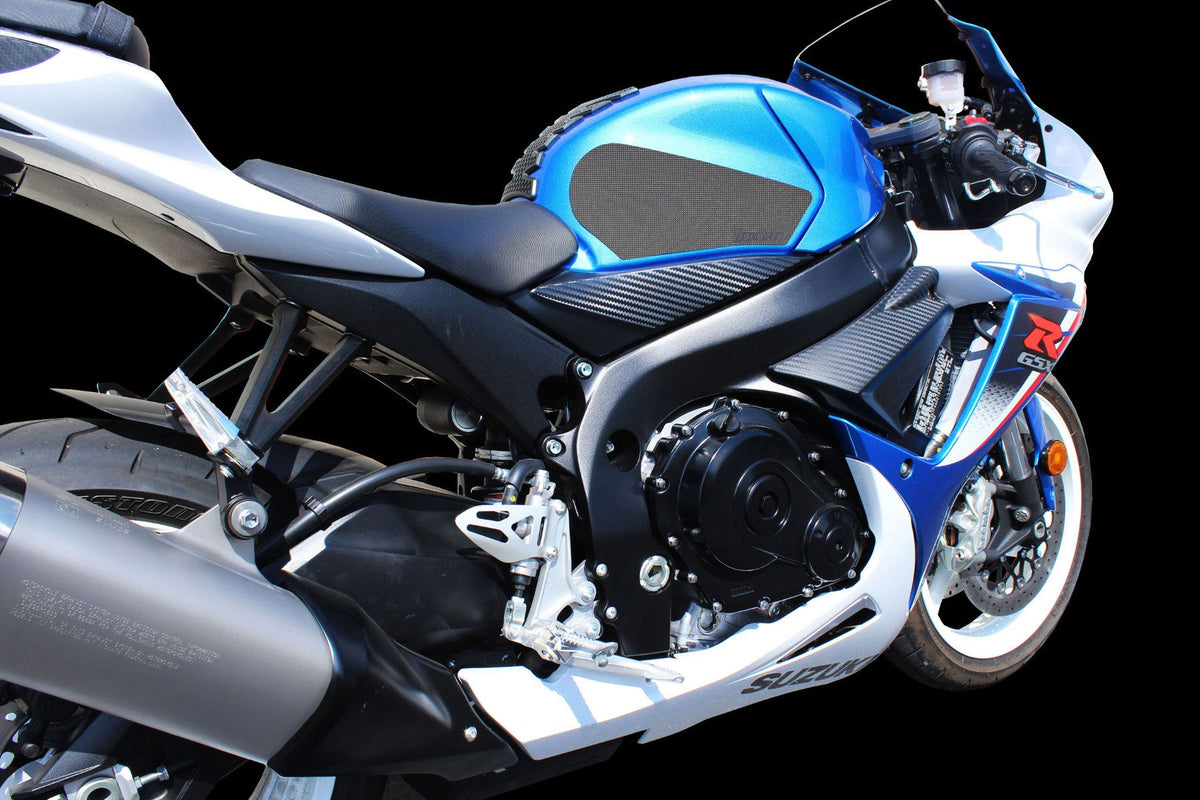 TechSpec TechSpec XL2 Tank Grips – Suzuki GSX-R600 / GSX-R750 (2011–Current) | Includes Free Center Tank Protector