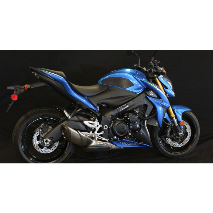 TechSpec SUZUKI GSX S 1000 / GSX S 1000F  (2016-2021) SnakeSkin Tank Grips: Free Center Tank Protector Included