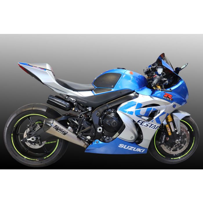 TechSpec TechSpec SnakeSkin Tank Grips – Suzuki GSX-R1000 (2017–Current) + Free Center Tank Protector 6