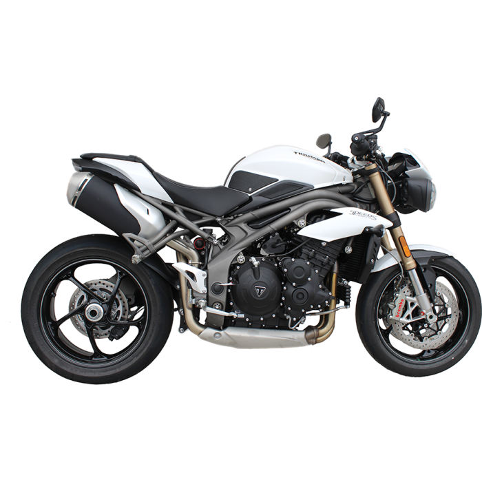 TechSpec TRIUMPH SPEED TRIPLE (2016 - 2020) XL2 Tank Grips: Free Center Tank Protector 11 Included