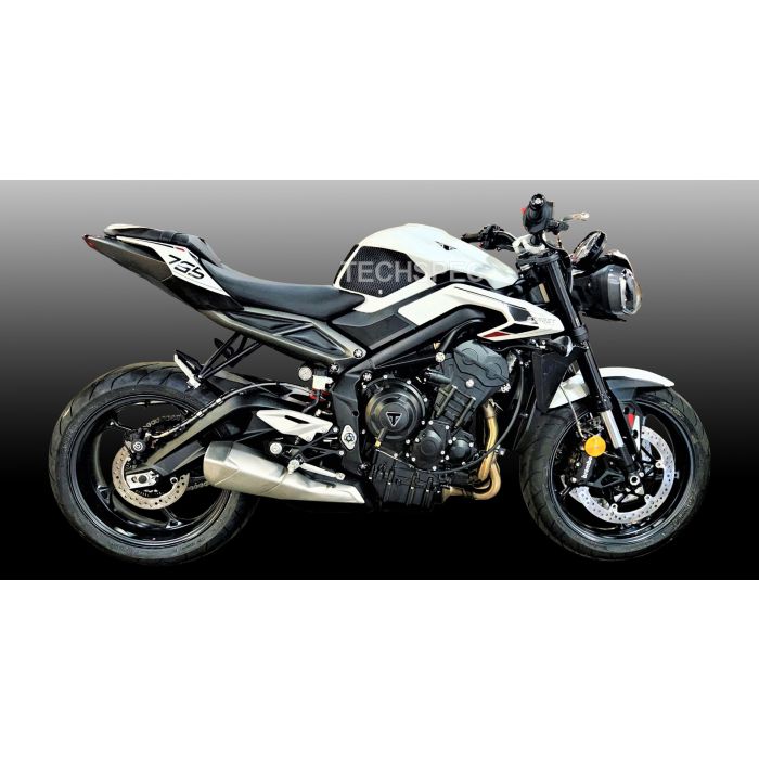 TechSpec TRIUMPH STREET TRIPLE 765 R / RS DESIGN #2 (2024 - Current) Snake Skin Tank