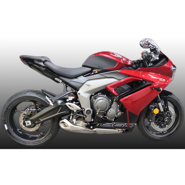TechSpec TRIUMPH Daytona 660: Full Tank 4 Piece (2024 - Current) XL2 Tank Grips