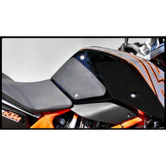TechSpec KTM DUKE 690  (2012 - CURRENT) SnakeSkin Tank Grips: Free Center Tank Protector 90 Included