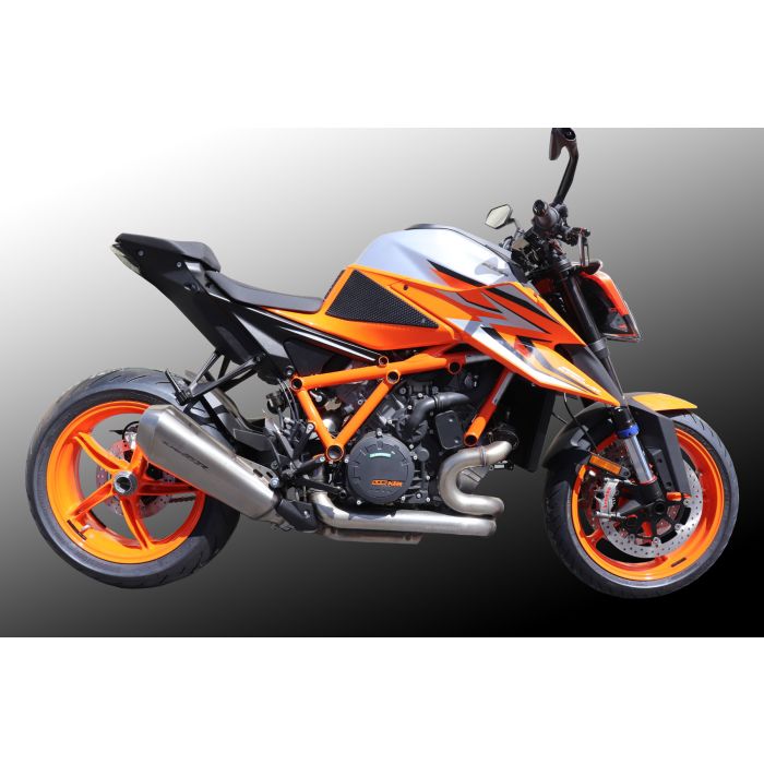 TechSpec KTM SUPER DUKE 1290 R (2020 - 2023) Snake Skin Tank Grips: Free Center Tank Protector Included