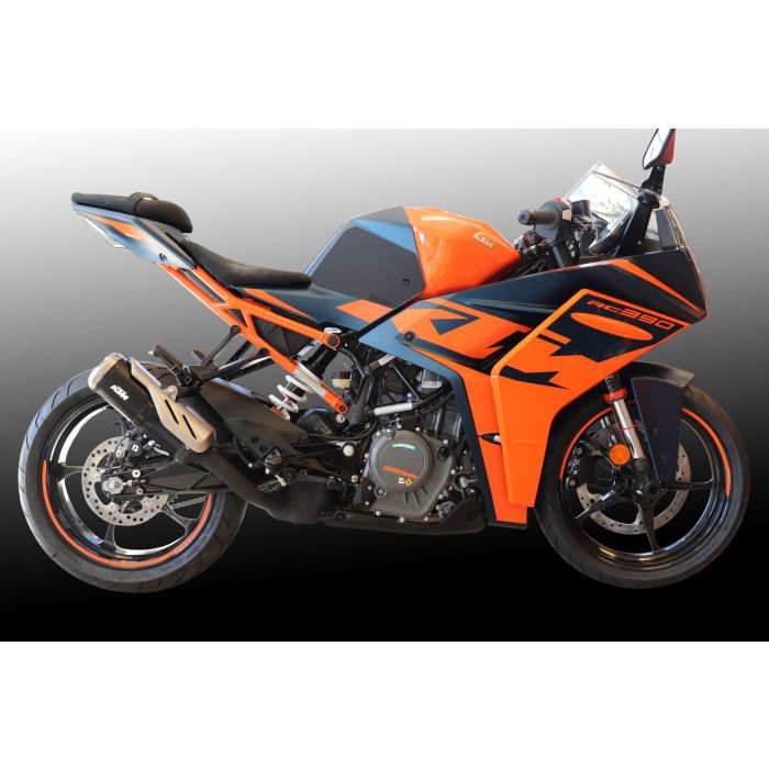 TechSpec KTM RC 390 Full Tank  (2021 - Current) XL2 Tank Grips: Free Center Tank Protector Included