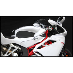 TechSpec MV AGUSTA F4 1000 (2010 - CURRENT), F4 RR (2011 - CURRENT) SnakeSkin Tank Grips: Free Center Tank Protector
