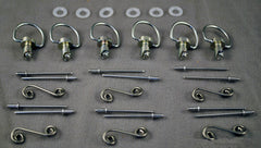 Armour Bodies Rivet Type Dzus Fasteners, 6 pack