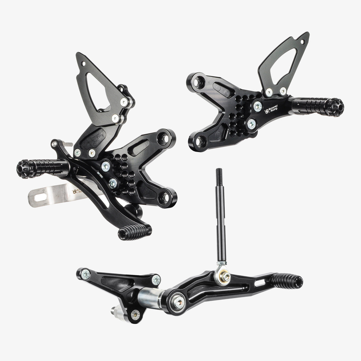 Bonamici Racing Aluminium Rearsets BMW S 1000 RR - HP4 (race) 2008-2014