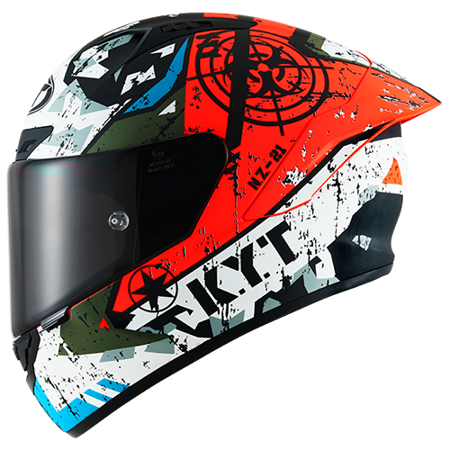KYT NZ-Race Helmet - Blazing Matte Red