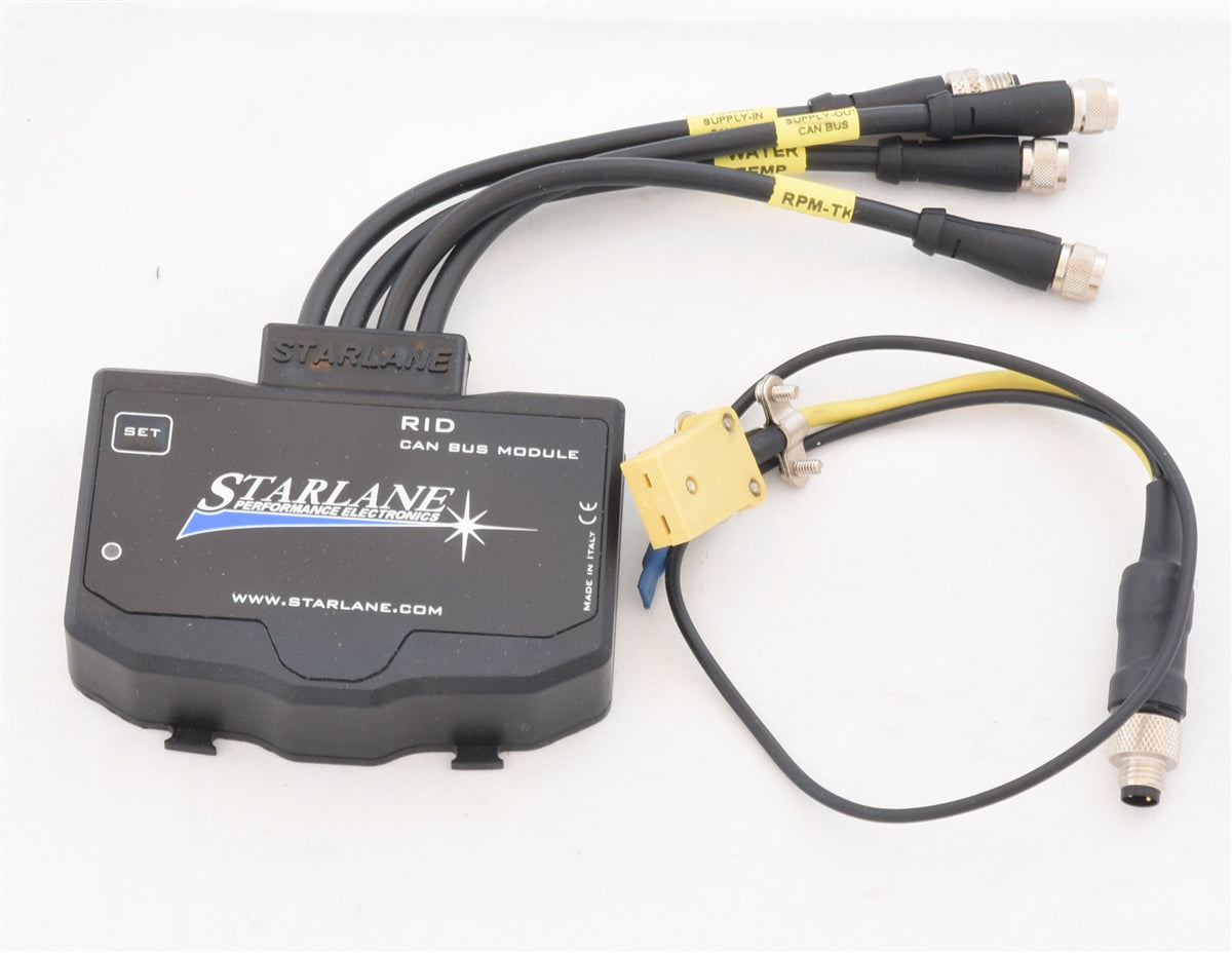 Starlane Can Bus Kart - RPM - Water Temp - Wheel Speed - Gear - Thermocouple - 3 Axis Accelerometer