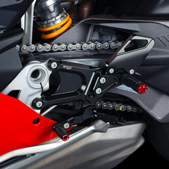 Bonamici Racing Adjustable Rearsets - Ducati Panigale V4 - V4S