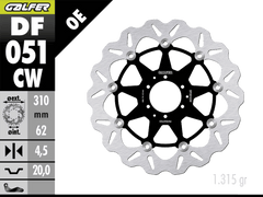 Galfer Honda Africa Twin 1100 Front Brake 310mm Floating Rotor (2020-)