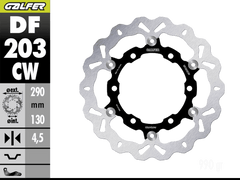 Galfer Kawasaki Ninja 250 Front Brake 290mm Billet Floating Rotor (08-12)