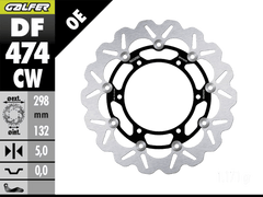 Galfer Yamaha R1 Front Brake 298mm Floating Rotor (98-03)