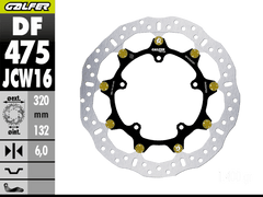 Galfer Yamaha R1 /M Front Brake 320x6mm Billet Floating Floatech Rotor (2015-)