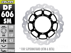 Galfer KTM 690 SMC Front Brake 320mm Super Motard Floating Rotor  (08-10)