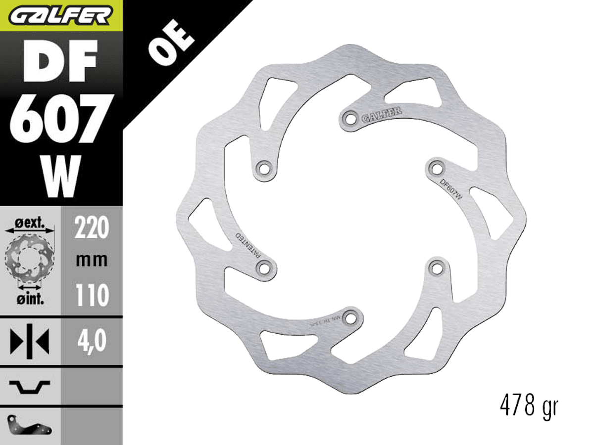 Galfer KTM 450 SMR Rear Brake Rotor (2021-)
