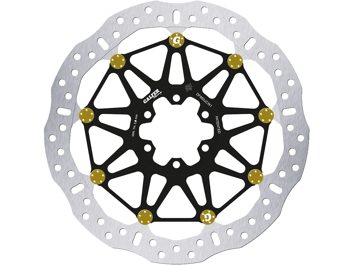 Galfer Aprilia RS 660 Front Brake 330x5.5mm Billet Floating Floatech Rotor