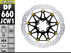 Galfer Aprilia RS 660 Front Brake 330x5.5mm Billet Floating Floatech Rotor