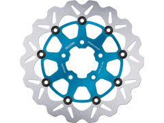 Galfer Harley Davidson Soft Tail Front Brake 330mm Billet Floating Rotor (Blue) (00-17)