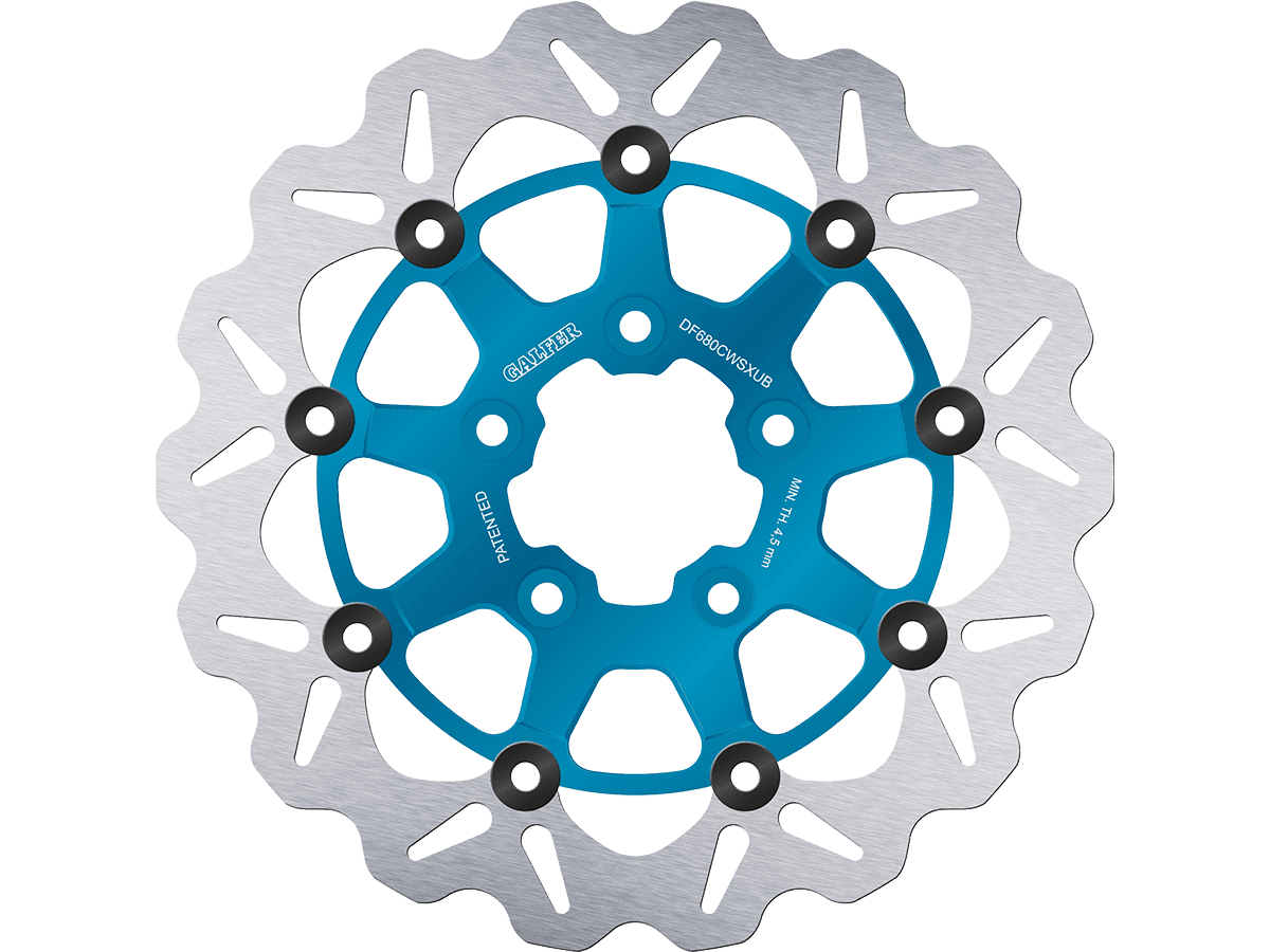 Galfer Harley Davidson Pan America 1250 / Special Front Brake 330mm Billet Floating Rotor (Blue)
