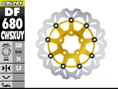 Galfer Harley Davidson Pan America 1250 / Special Front Brake 330mm Billet Floating Rotor (Gold)