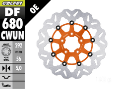 Galfer Harley Davidson Pan America 1250 / Special Front Brake 292mm Billet Floating Rotor (Orange)