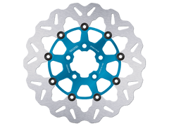 Galfer Harley Davidson FXD Dyna Rear Brake Billet Floating Rotor (Blue) (00-12)