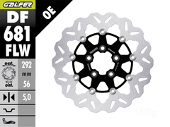 Galfer Harley Davidson FXD Dyna Rear Brake Floating Rotor (00-12)