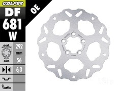 Galfer Harley Davidson FXD Dyna Rear Brake Rotor (00-12)