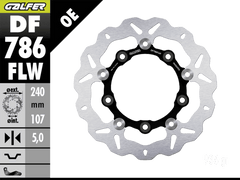 Galfer KTM 990 Super Duke Rear Brake Billet Floating Rotor (2007-)