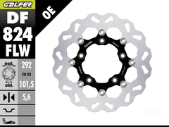 Galfer Harley Davidson V-Rod Rear Brake 292mm Floating Rotor (02-05)
